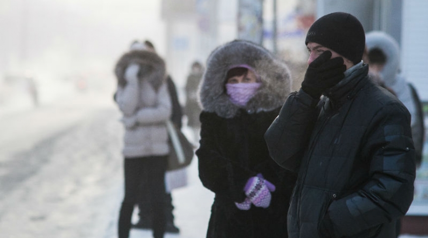 В Омском регионе объявили штормовое предупреждение из-за мороза