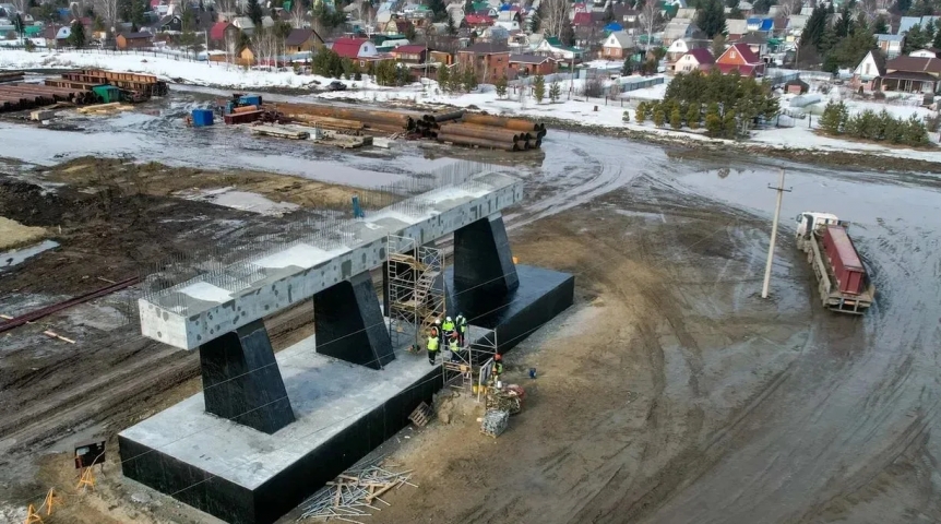 Виталий Хоценко сообщил о ходе строительства Северного обхода Омска