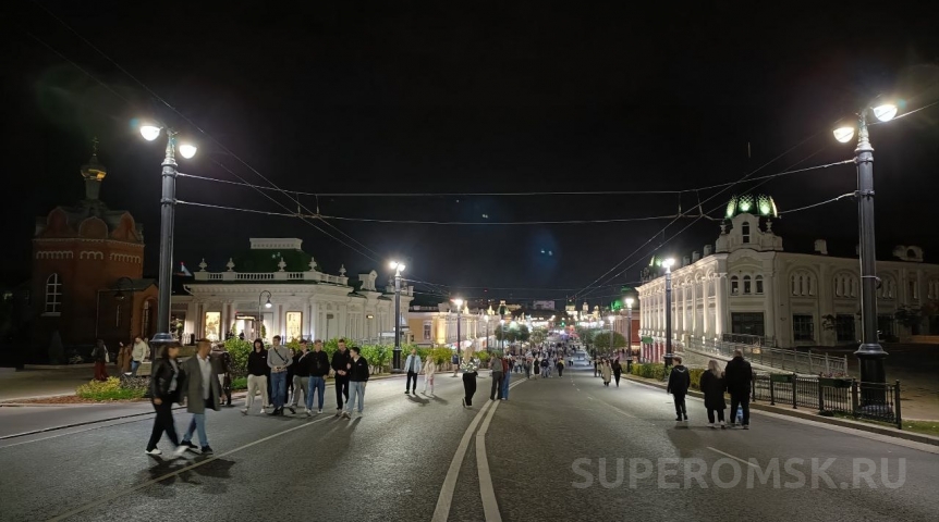 В Омске продлевают «Пешеходный Любинский»