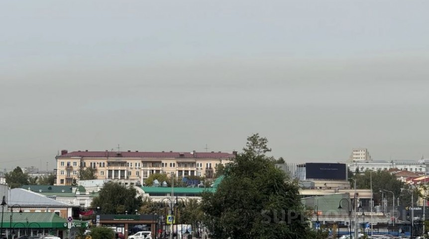 Омск утонул в плотной дымке из-за полного штиля Омск утонул в плотной дымке из-за полного штиля
