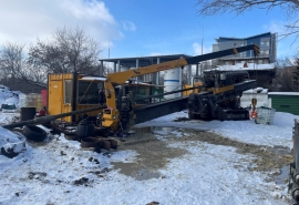 Омский водоканал продолжает строительство нового дюкера через Омь