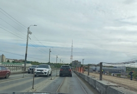 Омский мост имени 60 лет ВЛКСМ ремонтируют круглосуточно