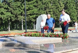 В Омск прибыл глава Республики Татарстан Рустам Минниханов