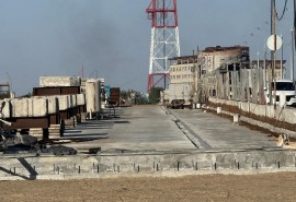 На мосту у Телецентра в Омске пропали рабочие