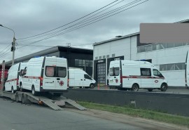 В Омск доставили новые автомобили скорой помощи