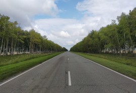 На трассе Тара-Усть-Ишим завершается укладка асфальта