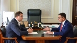 Ветеран труда в дроностроении: депутат ГД Антропенко рассказал губернатору Хоценко о своем законопроекте Ветеран труда в дроностроении: депутат ГД Антропенко рассказал губернатору Хоценко о своем законопроекте