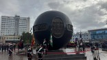 «Теперь точно не укатится»: в Омске открыли площадь Бухгольца с новым шаром «Держава» «Теперь точно не укатится»: в Омске открыли площадь Бухгольца с новым шаром «Держава»