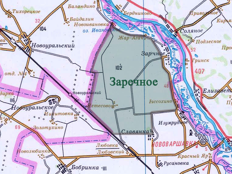 Заречное